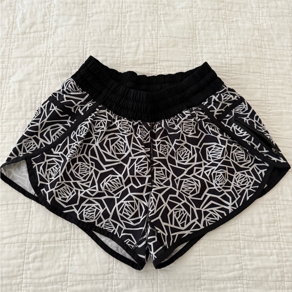 Stylish Black and White Women's Shorts